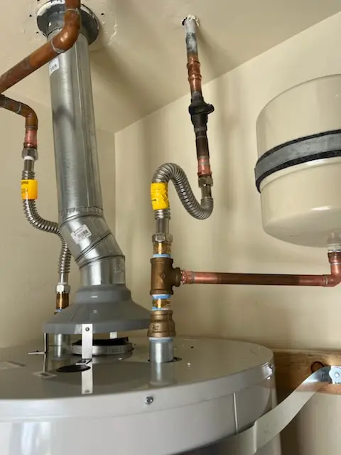 Water heater installation and plumbing repair in Tunxis Hill